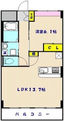 サンライズ氷川町の物件間取画像